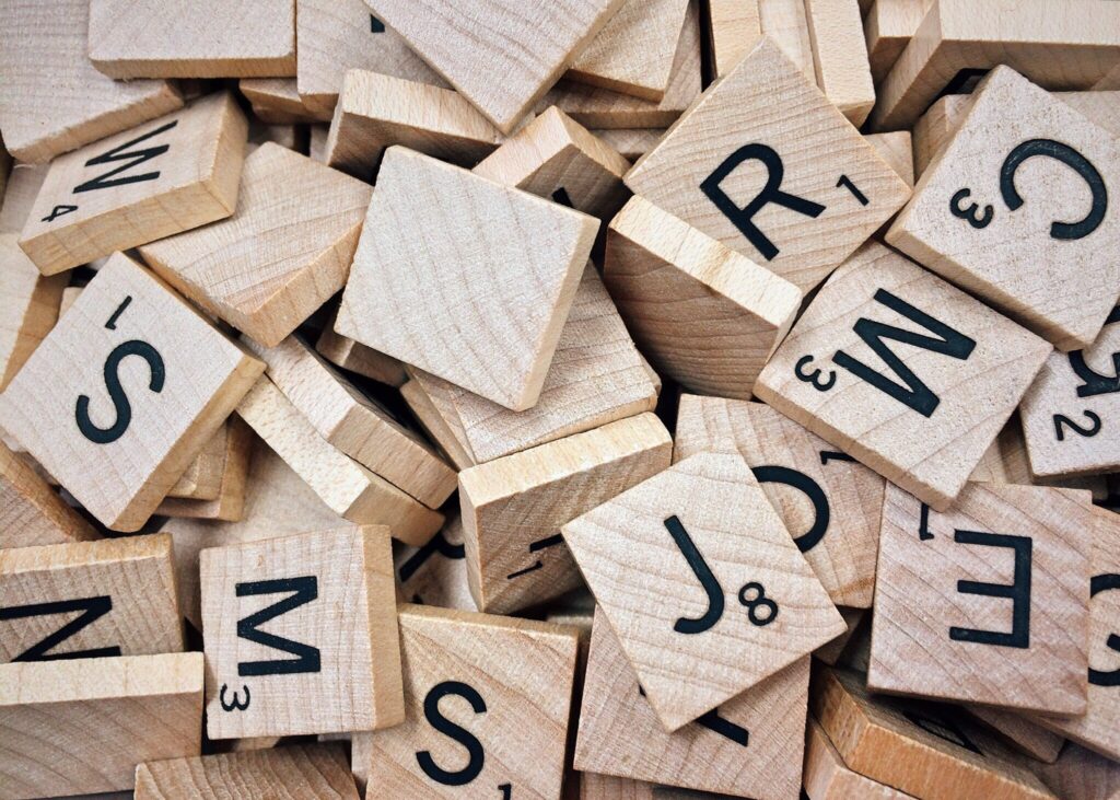 Scrabble: A Strategy Board Game Where Words Interlock on a Crossword Puzzle-like Game Board